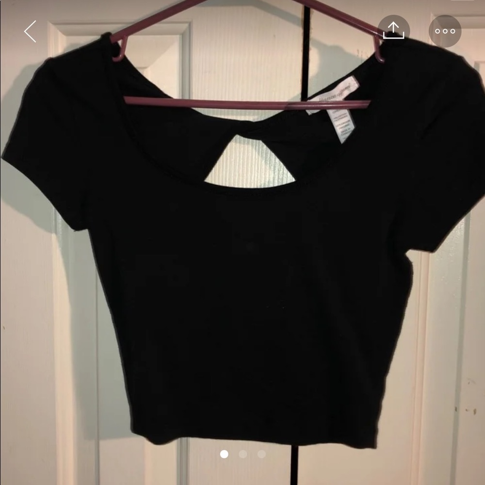 Black Crop Top